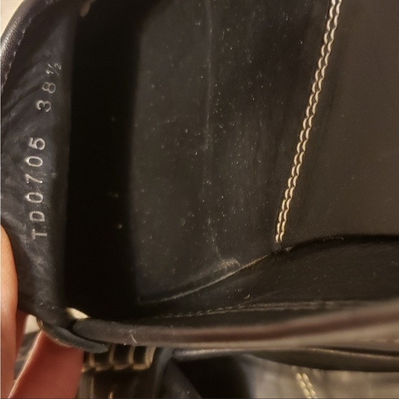 Black Dior flat / loafers with embroidery detail - Picture 4 of 7